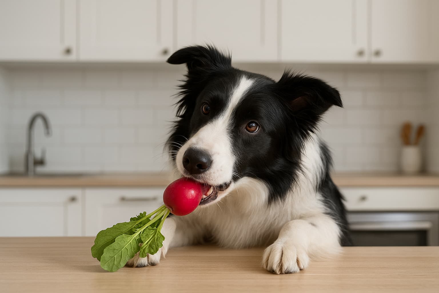 Border-Collie-Manger-Radis
