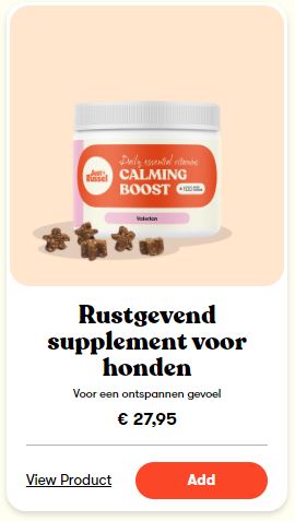 rustgevend supplement voor honden soft chews Just Russel