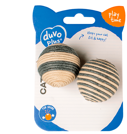 Retro ballen voor een kat